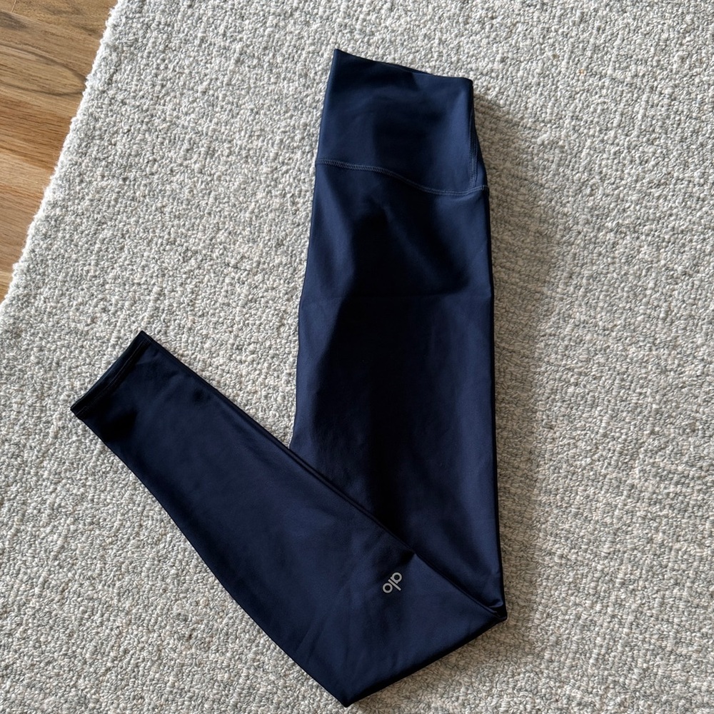 ALO airlift Yoga Midnight Blue Leggings 28”